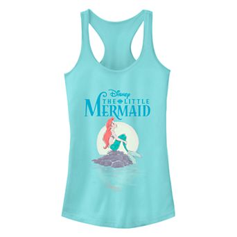 Juniors' Disney's The Little Mermaid Watercolors Racerback Tank Top