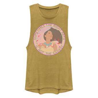 Juniors' Disney's Pocahontas "Not Easiest" Muscle Tank Top