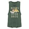 Juniors' Disney's Beauty and the Beast "Books Before Bros" Muscle Tank Top