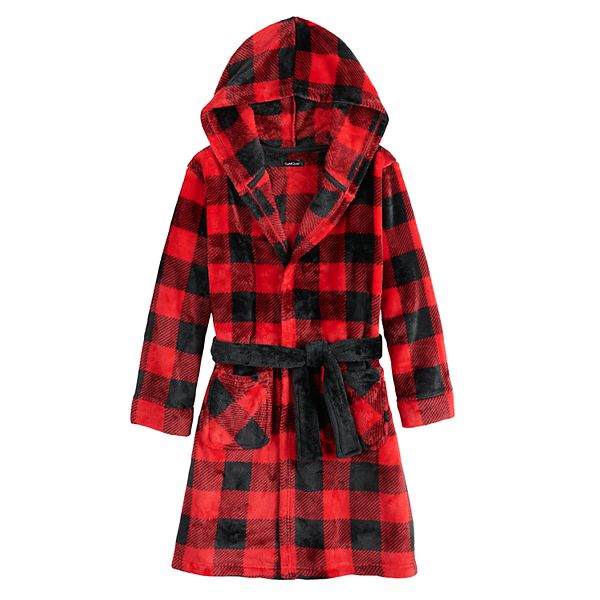 Boys Cuddl Duds® Robe with Hood and Belt