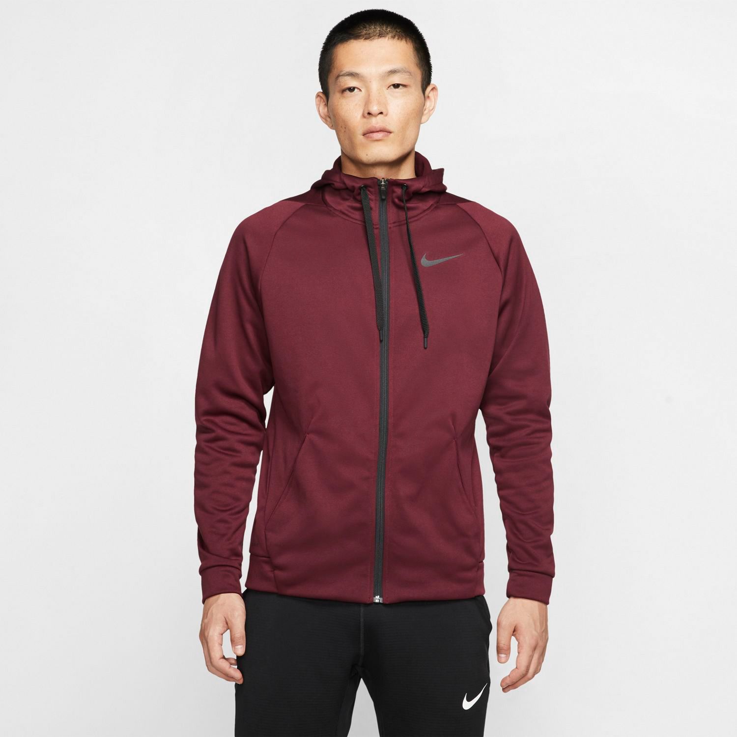 maroon nike hoodie mens