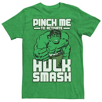 Men's Marvel Hulk Smash Pinch St. Patricks Tee