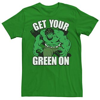 Men's Marvel Hulk Get Your Green On St. Patricks Tee