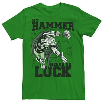 Men's Marvel Thor Lucky Hammer St. Patricks Tee