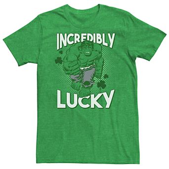Men's Marvel Hulk Incredibly Lucky St. Patricks Tee