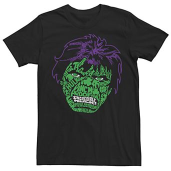 Men's Marvel Hulk St. Patricks Day Face Tee