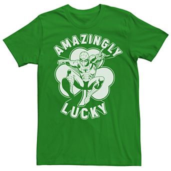 Men's Marvel Lucky Spidey St Patricks Day Tee