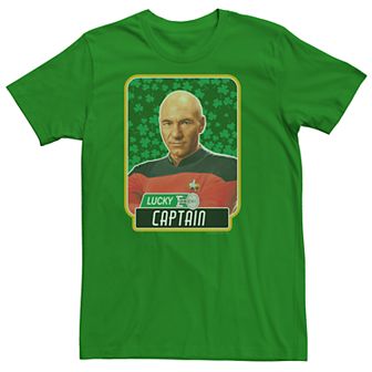 Men's Star Trek Captian Picard St. Patricks Tee