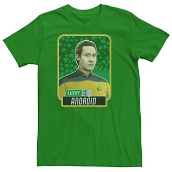 Men's Star Trek Lucky Android Tee