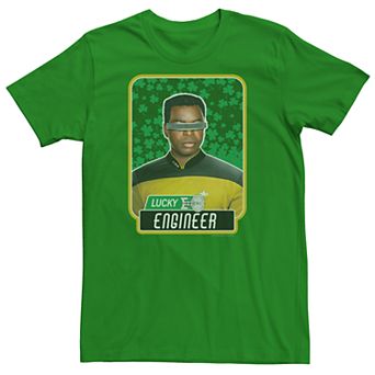 Men's Star Trek La Forge St. Patrick's Day Tee