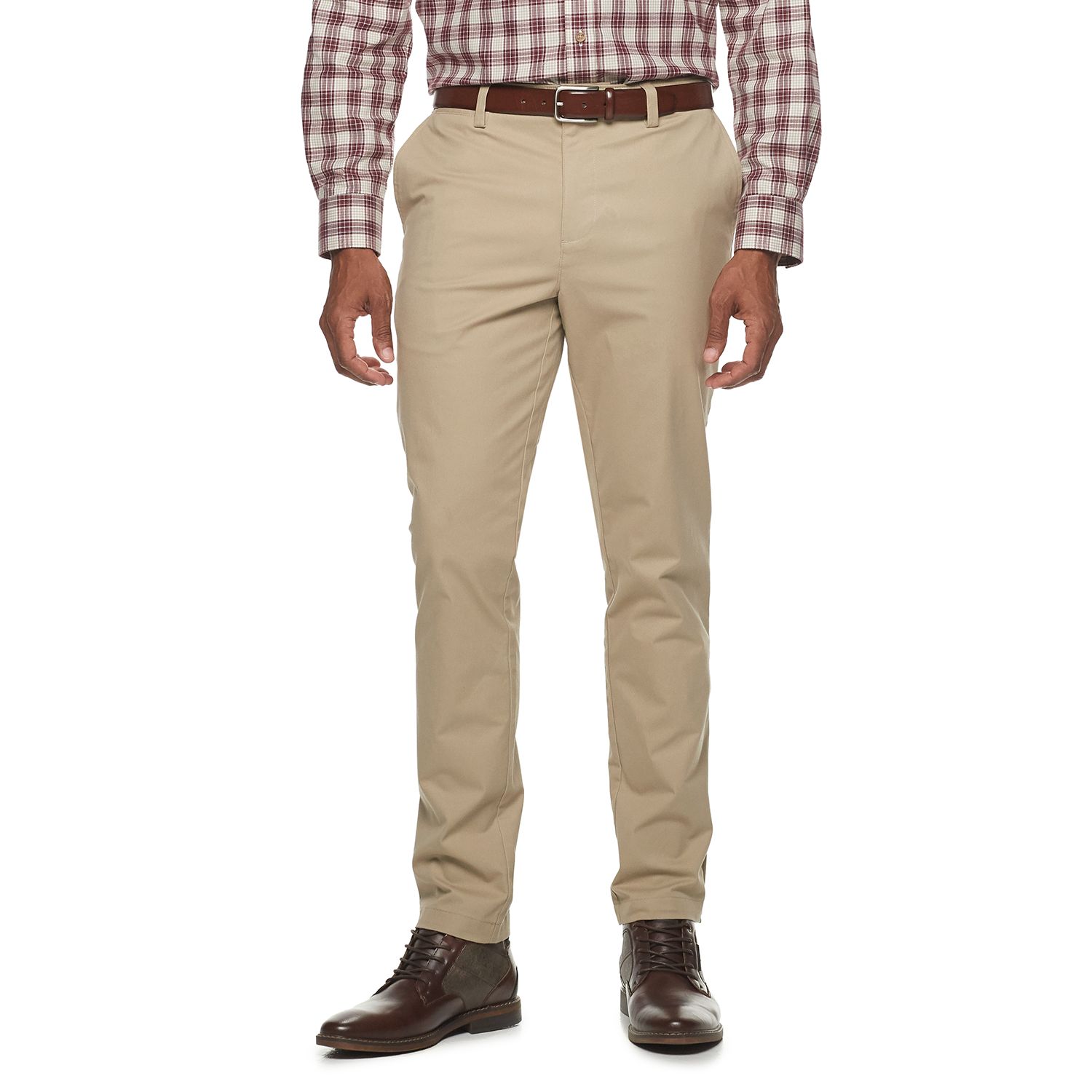 mens flat front chinos
