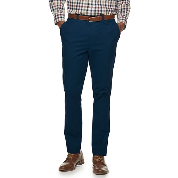 Men's Croft & Barrow® Straight-Fit Easy-Care Stretch Flat-Front