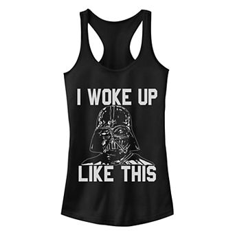 Juniors A New Hope Woke Up Racerback Tank Top