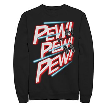Juniors Star Wars Pew Pew Pew Crew Fleece