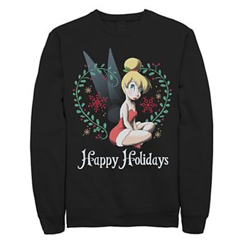 Disney's Tinkerbell Happy Holidays Juniors' Graphic Pullover