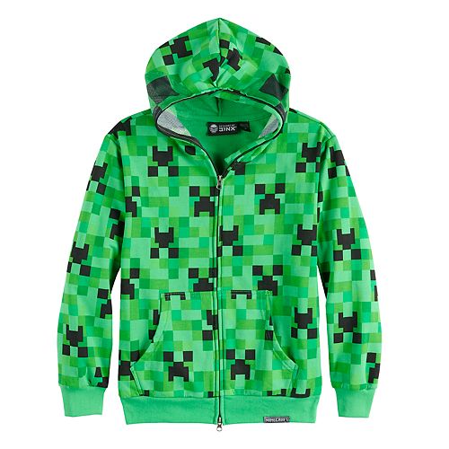 minecraft creeper costume hoodie