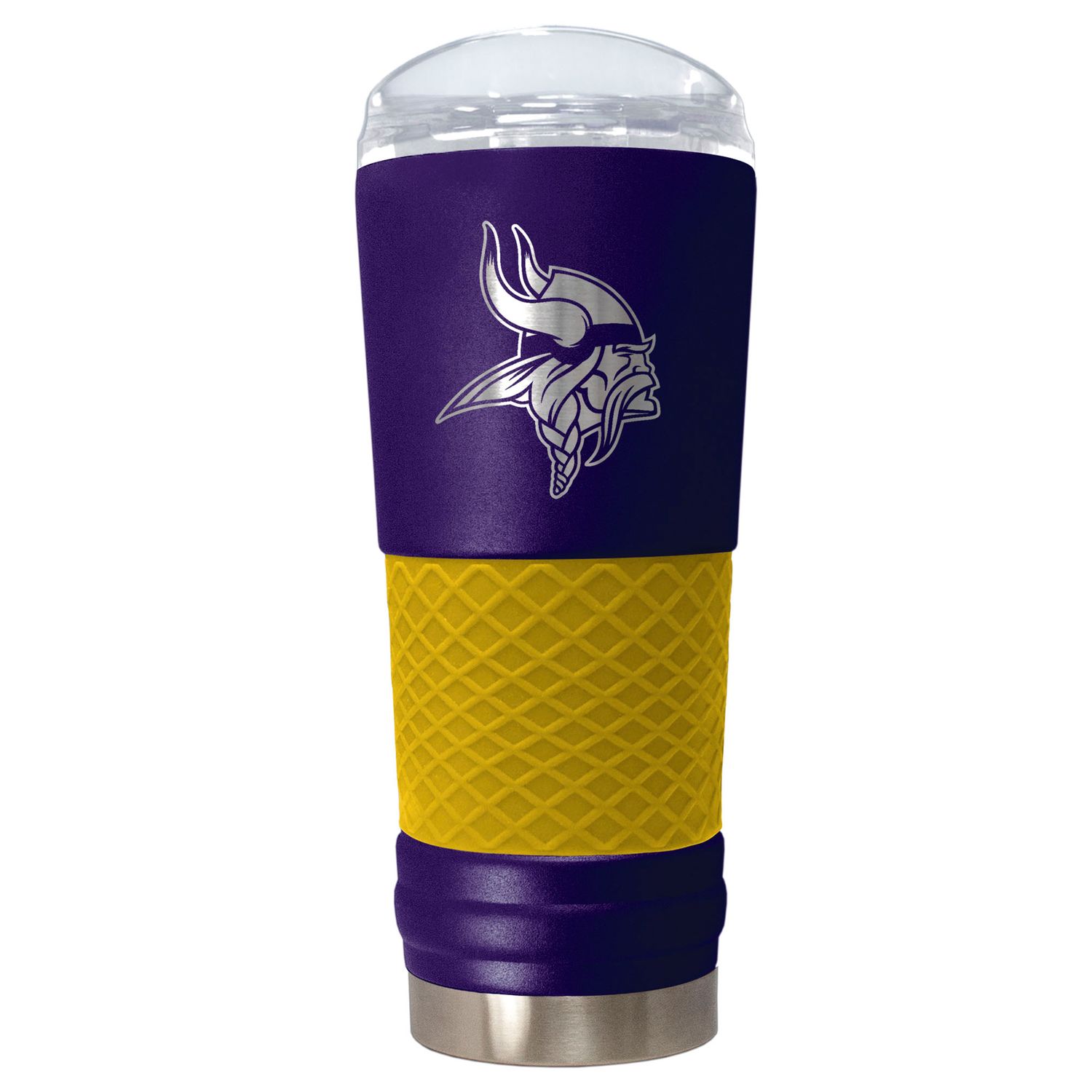 JoyJolt Vacuum Insulated Tumbler with Flip Lid and Straw - 20 oz - Purple