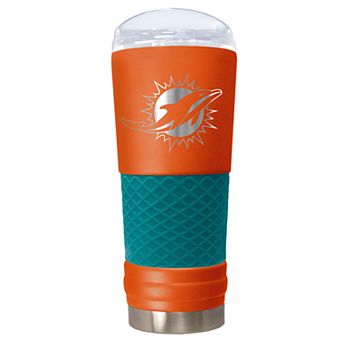 Miami Dolphins Vacuum Insulated Powder Coated Tumbler