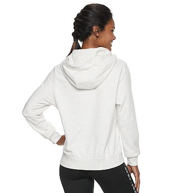 Women's Nike Sportswear Glitter Swoosh Funnel-Neck Pullover Fleece Hoodie 