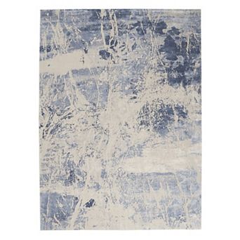 Nourison Sleek Textures Mirror Rug