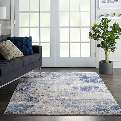Nourison Sleek Textures Mirror Rug