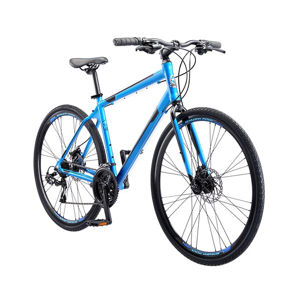 Schwinn Mens Volare 1200 Hybrid Road Bike, 28u0022 in Wheel. 700C, Blue-Color:Blue,Style:Mens Flat Bar Road