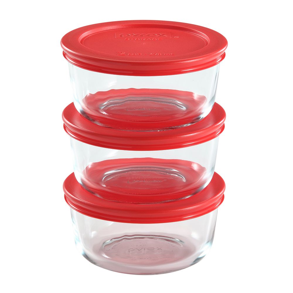 Pyrex Simply Store 6-pc. Glass Food Storage Set