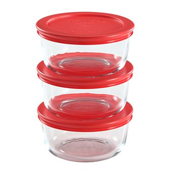 Pyrex Simply Store 6 pc Glass Food Storage Set