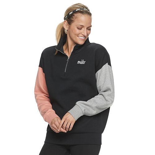 Women's Nike Sportswear Colorblock Quarter-Zip Pullover