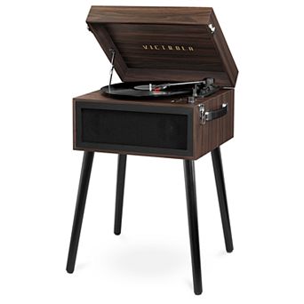 Victrola Liberty Bluetooth Record Player Stand with 3-Speed Turntable