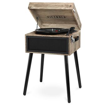 Victrola Liberty Bluetooth Record Player Stand with 3-Speed Turntable