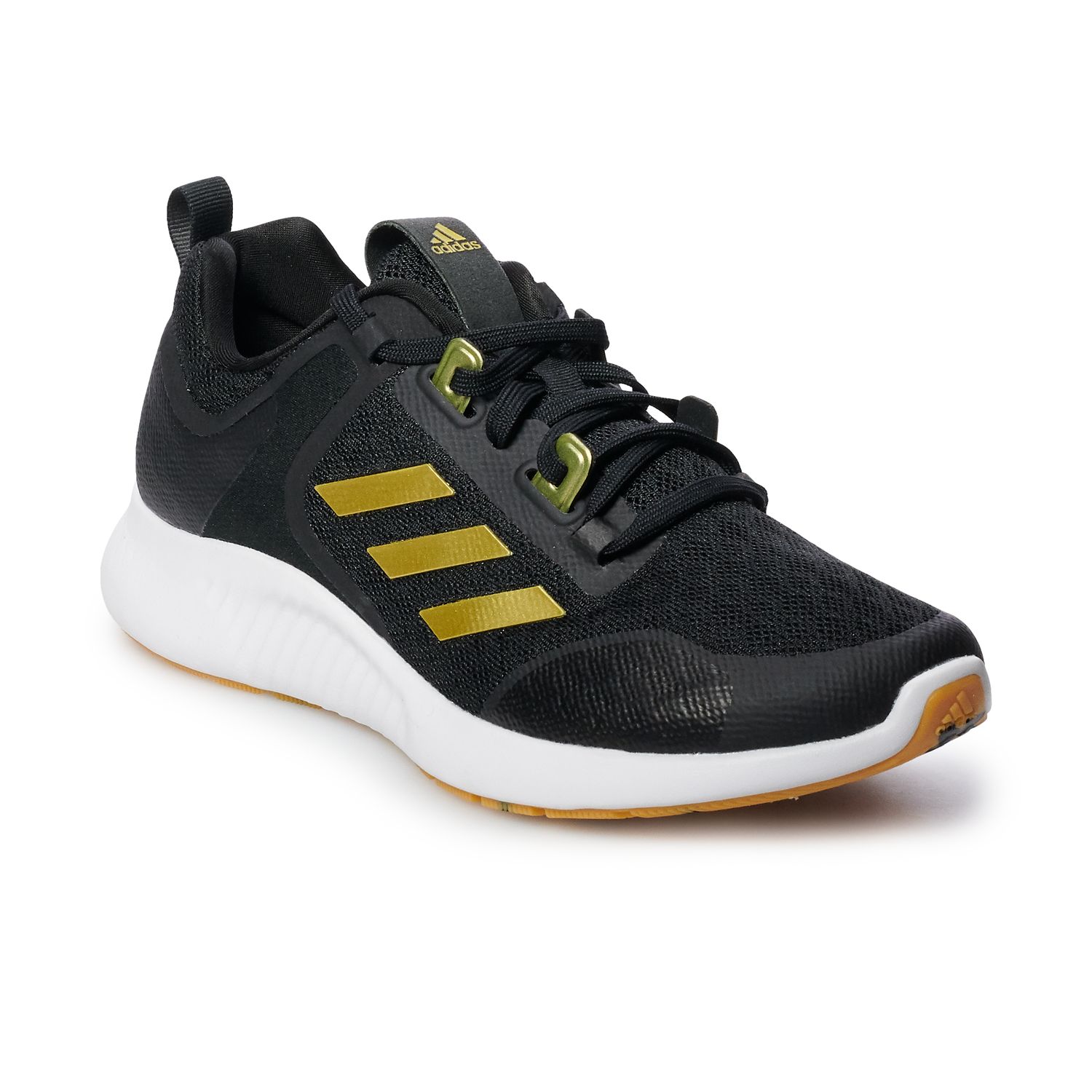 black and gold womens tennis shoes