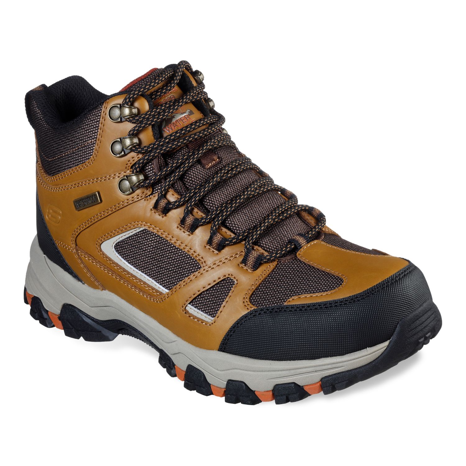 skechers work relaxed fit burgin sosder men's composite toe boot