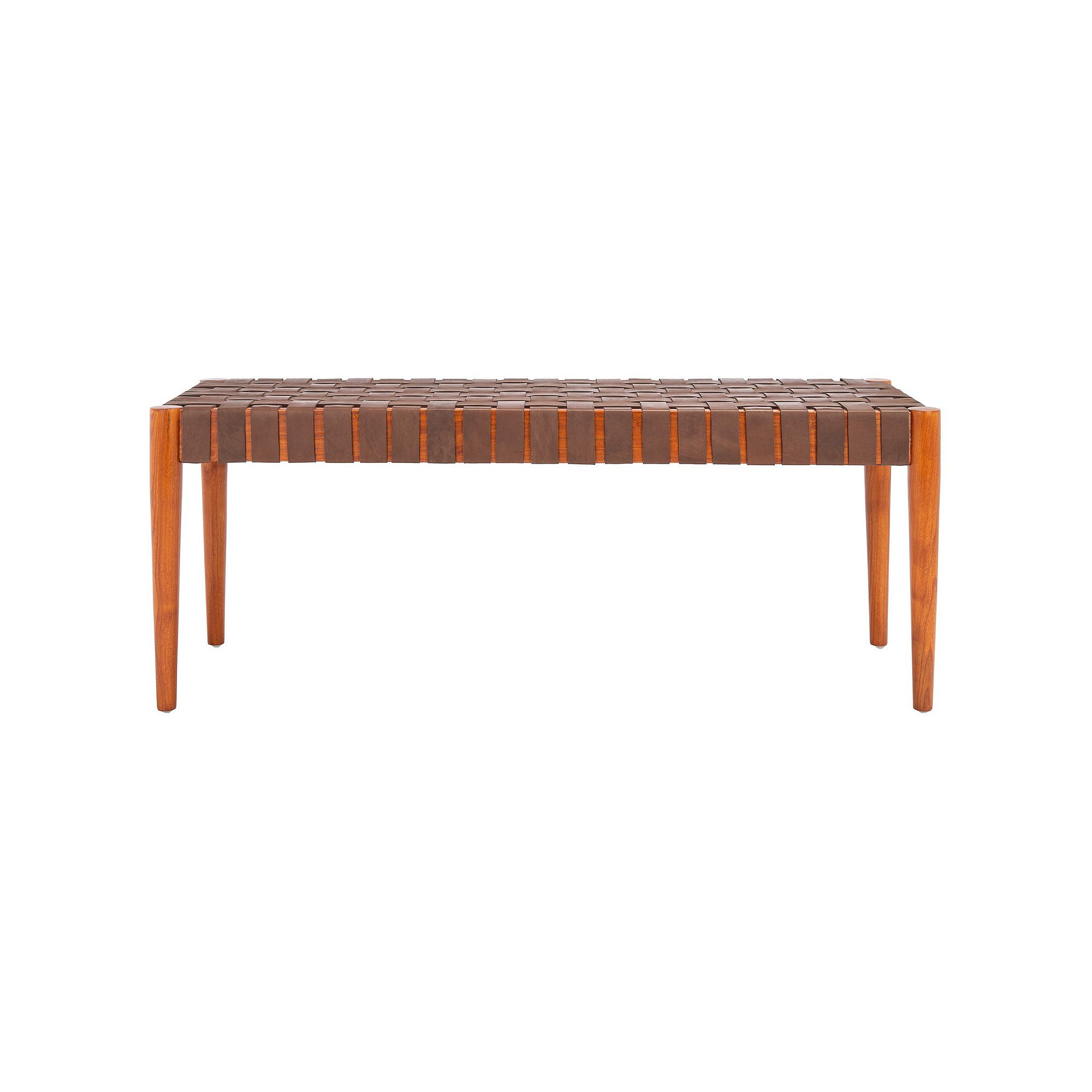 Safavieh Amalia Weave Bench, Red