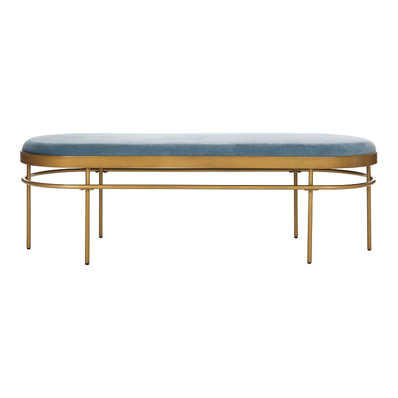 Safavieh Sylva Oval Bench, Blue