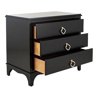 Safavieh Hannon 3-Drawer Contemporary Nightstand