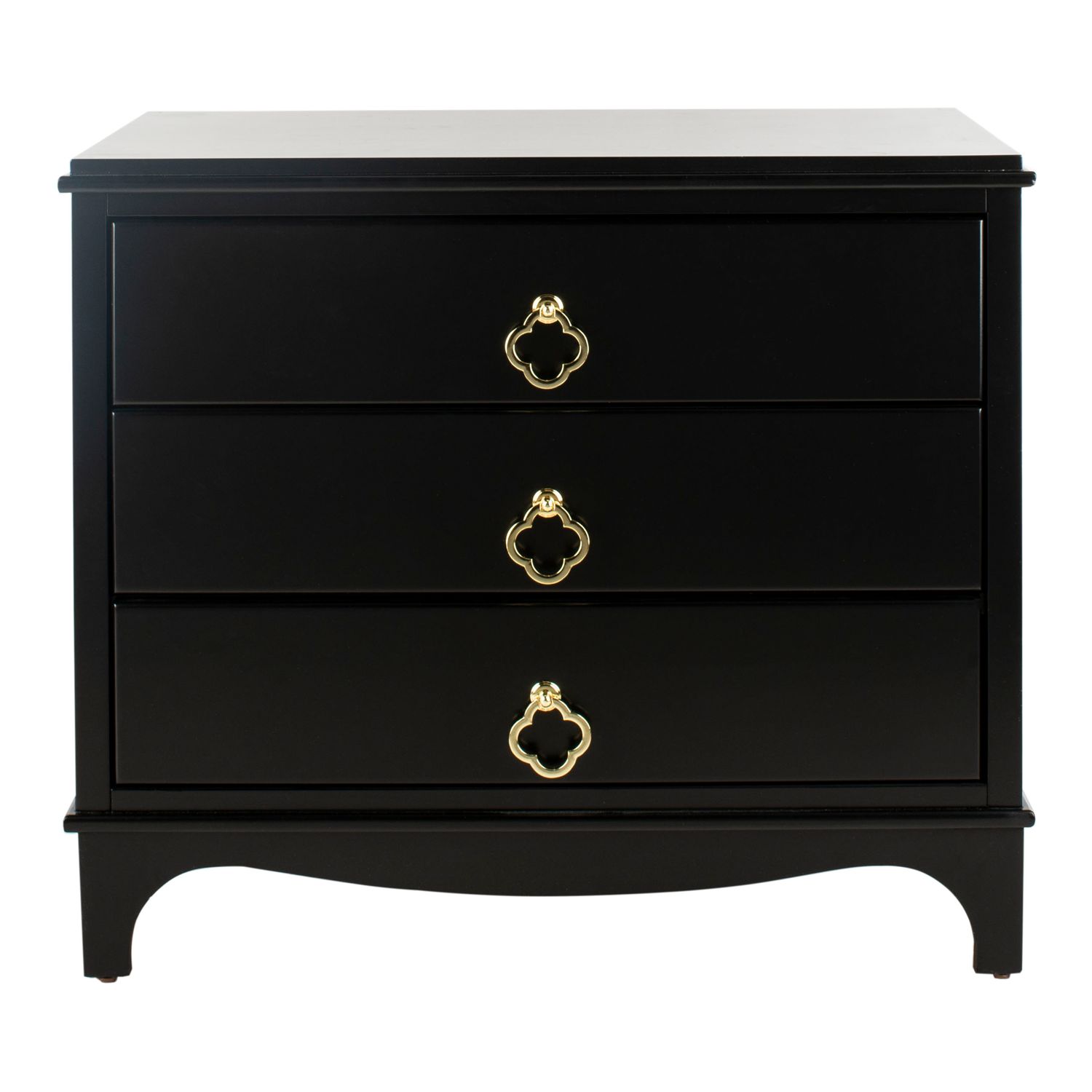 Safavieh Hannon 3-Drawer Contemporary Nightstand