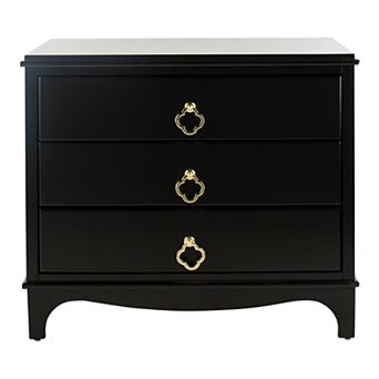 Safavieh Hannon 3-Drawer Contemporary Nightstand