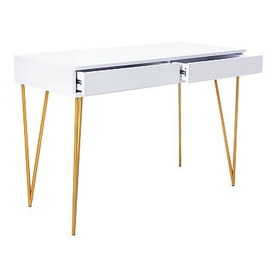 Safavieh Pine 2-Drawer Desk