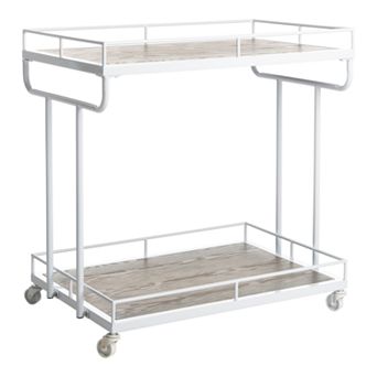 Safavieh Dawson 2 tier Rectangle Bar Cart