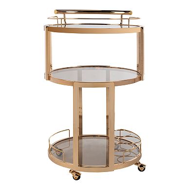 Safavieh Rio 3-Tier Round Bar Cart