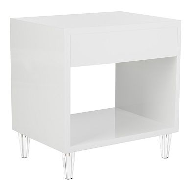 Safavieh Isidra Acrylic Trunk End Table