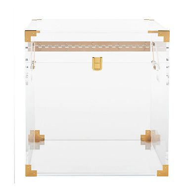 Safavieh Isidra Acrylic Trunk End Table