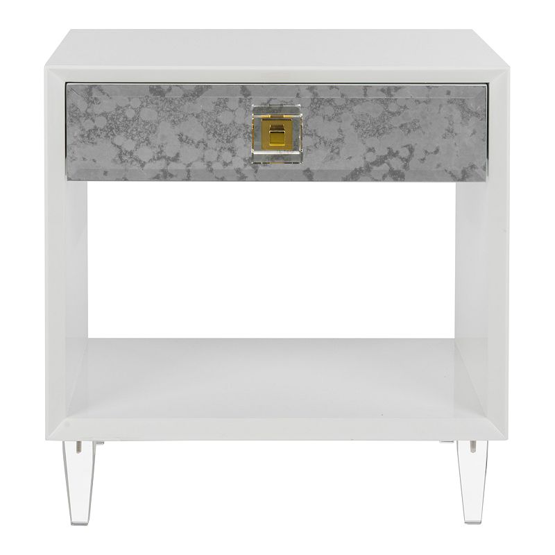 Safavieh Isidra Acrylic Trunk End Table, Natural