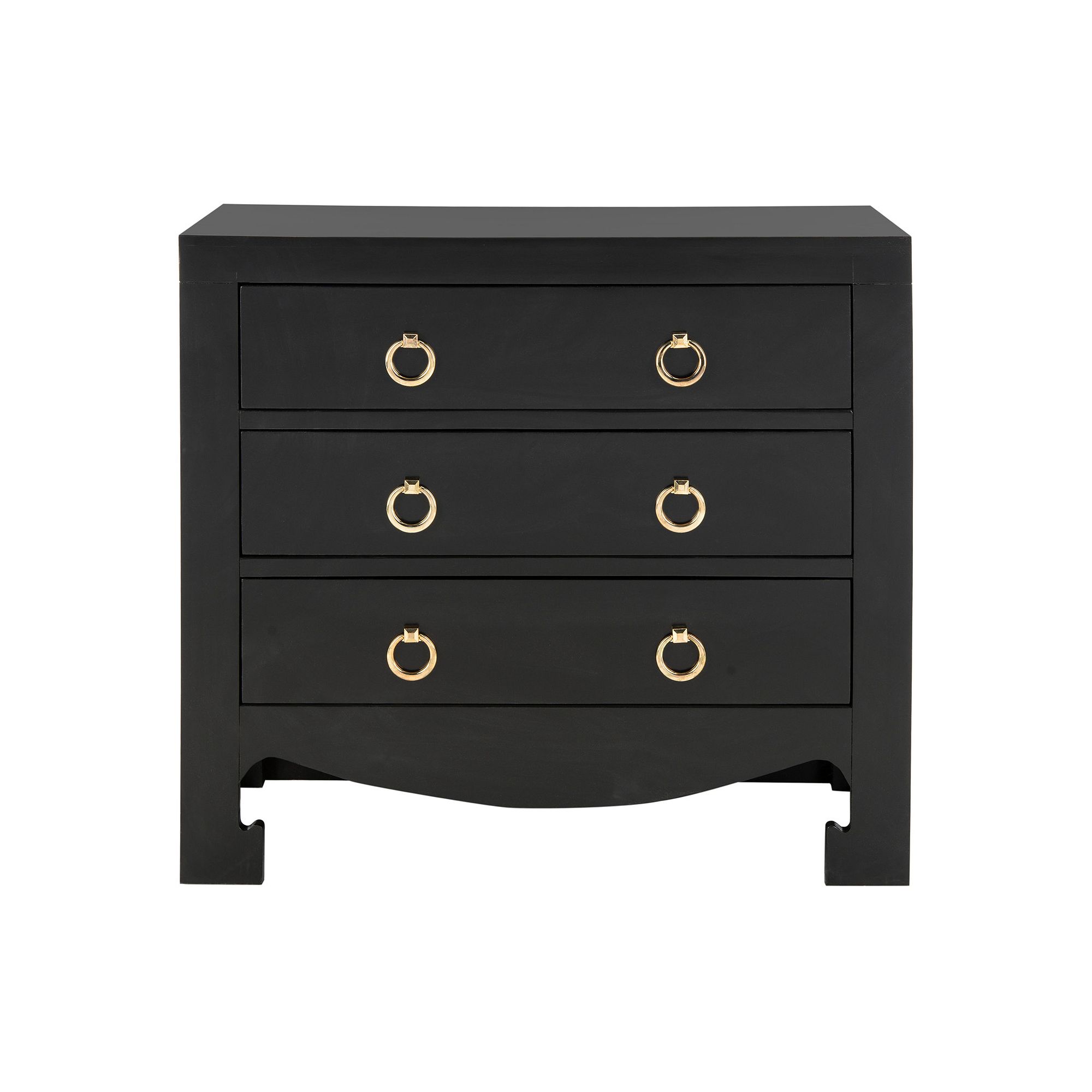Safavieh Dion 3-Drawer Chest, Black