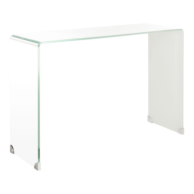Safavieh Crysta Ombre Glass Console Table, White