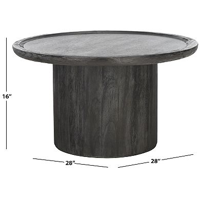 Safavieh Devin Round Pedestal Coffee Table