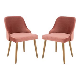Safavieh Lulu Upholstered Dining Chair 2 pc Set