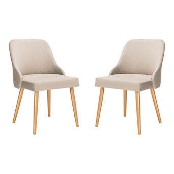 Safavieh Lulu Upholstered Dining Chair 2 pc Set