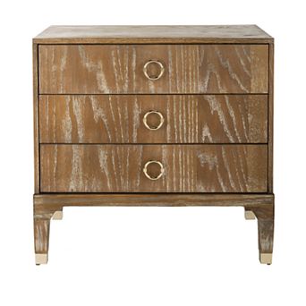 Safavieh Lorna 3-Drawer Contemporary Nightstand